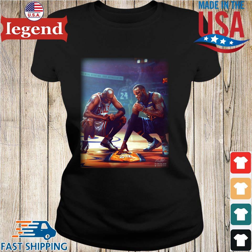 Kobe Bryant Michael Jordan Lebron James Graphic Shirt - High
