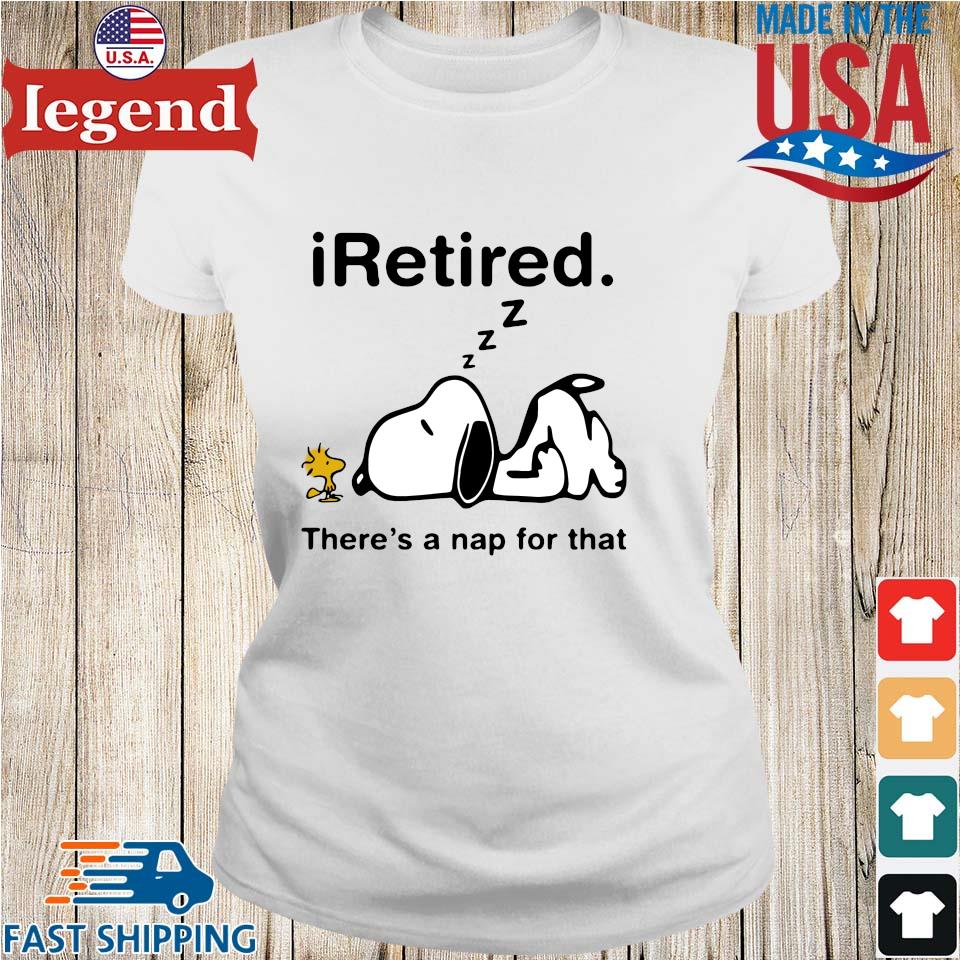 snoopy retired t shirt