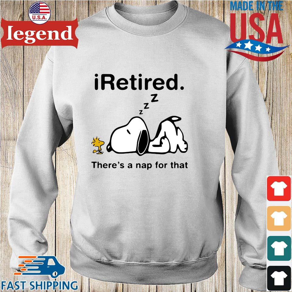 snoopy retired t shirt