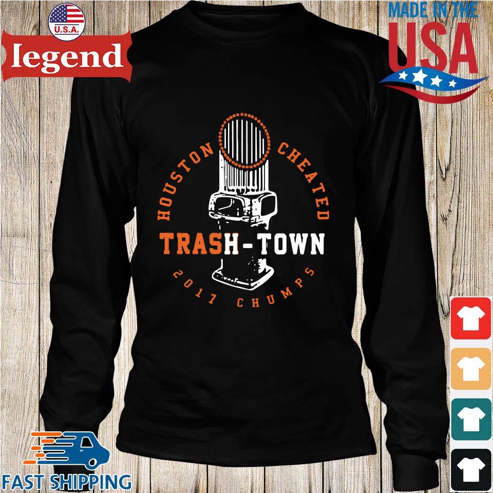 Trevor Bauer Houston Cheated Trash Town Tee Shirt,Sweater, Hoodie, And Long  Sleeved, Ladies, Tank Top