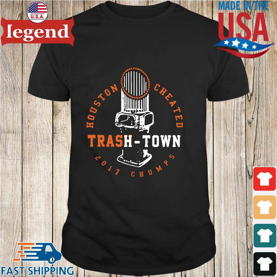 Trevor Bauer Houston Cheated Trash Town 2017 Chumps shirt, hoodie