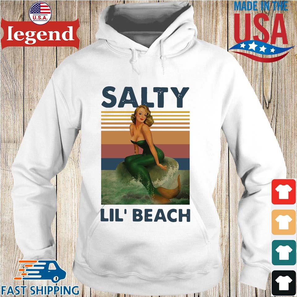 Mermaids Salty Lil' Beach T-Shirt - TeeNavi