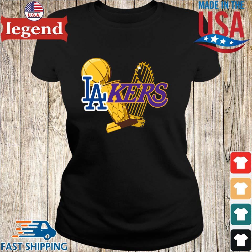 Lakers Basketball White Short Sleeve Crop Top / Cropped Jersey / Made in USA