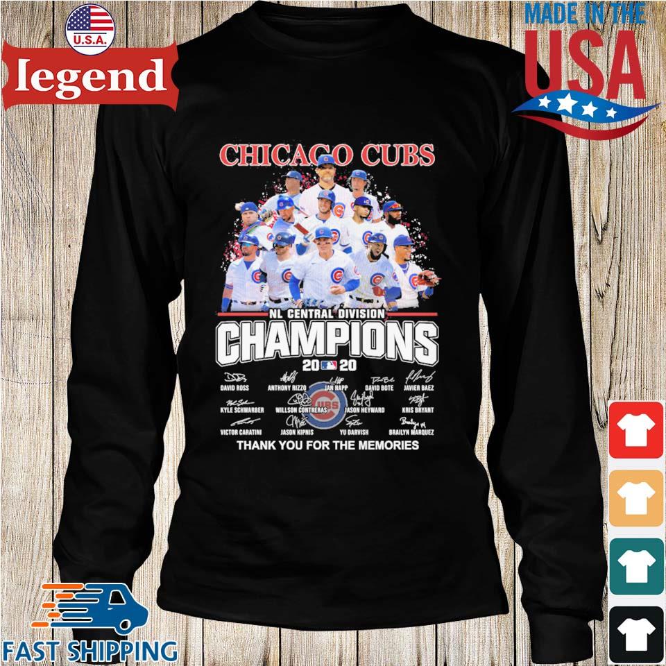 The Cubs Contreras and Rizzo and Bryant and Baez signatures thanks shirt,  hoodie, sweater, long sleeve and tank top
