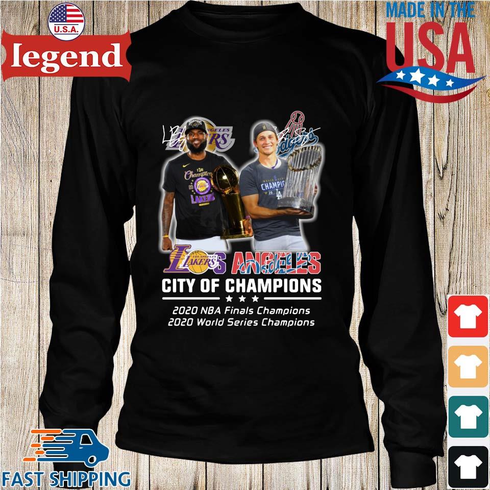 Los Angeles Dodgers And Los Angeles Lakers Champions 2020 Player Shirt,  hoodie, sweater, long sleeve and tank top