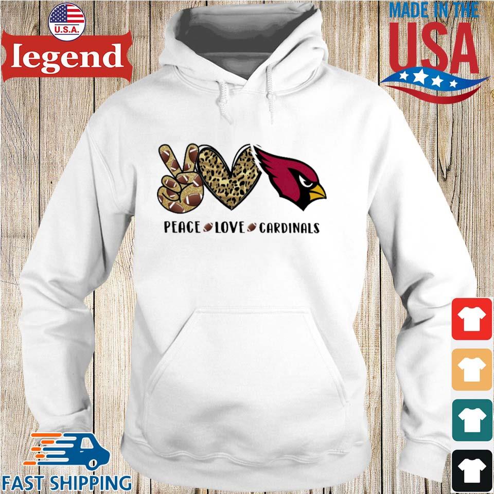 Peace love St. Louis Cardinals shirt, hoodie, sweater and v-neck t