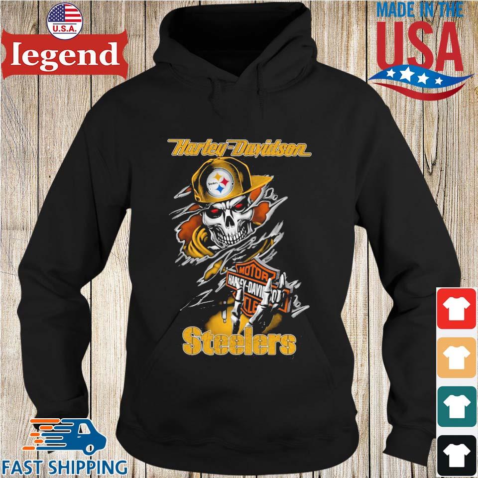 PITTSBURGH STEELERS Hoodie Skull cute Sweatshirt new design