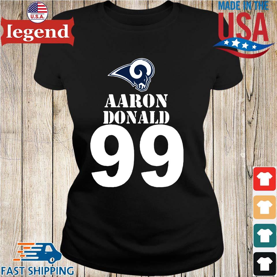 Aaron Donald 99 Los Angeles Rams Inverted Legend Gray Jersey shirt,Sweater,  Hoodie, And Long Sleeved, Ladies, Tank Top