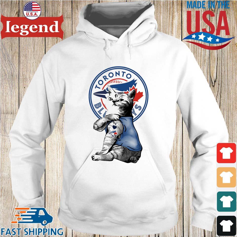 Cat tattoos I love Toronto Blue Jays shirt,Sweater, Hoodie, And Long  Sleeved, Ladies, Tank Top