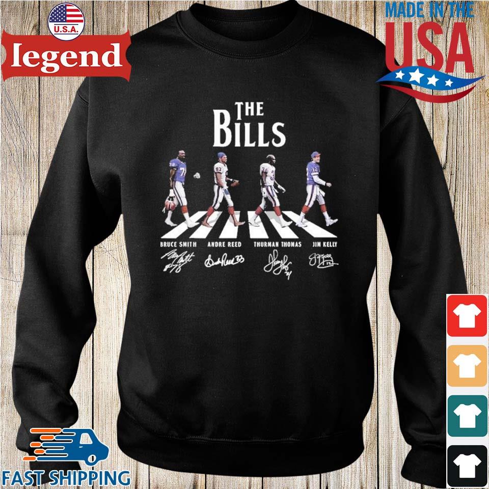 The Buffalo Bills Abbey Road Signatures Sweatshirt,Sweater, Hoodie, And  Long Sleeved, Ladies, Tank Top