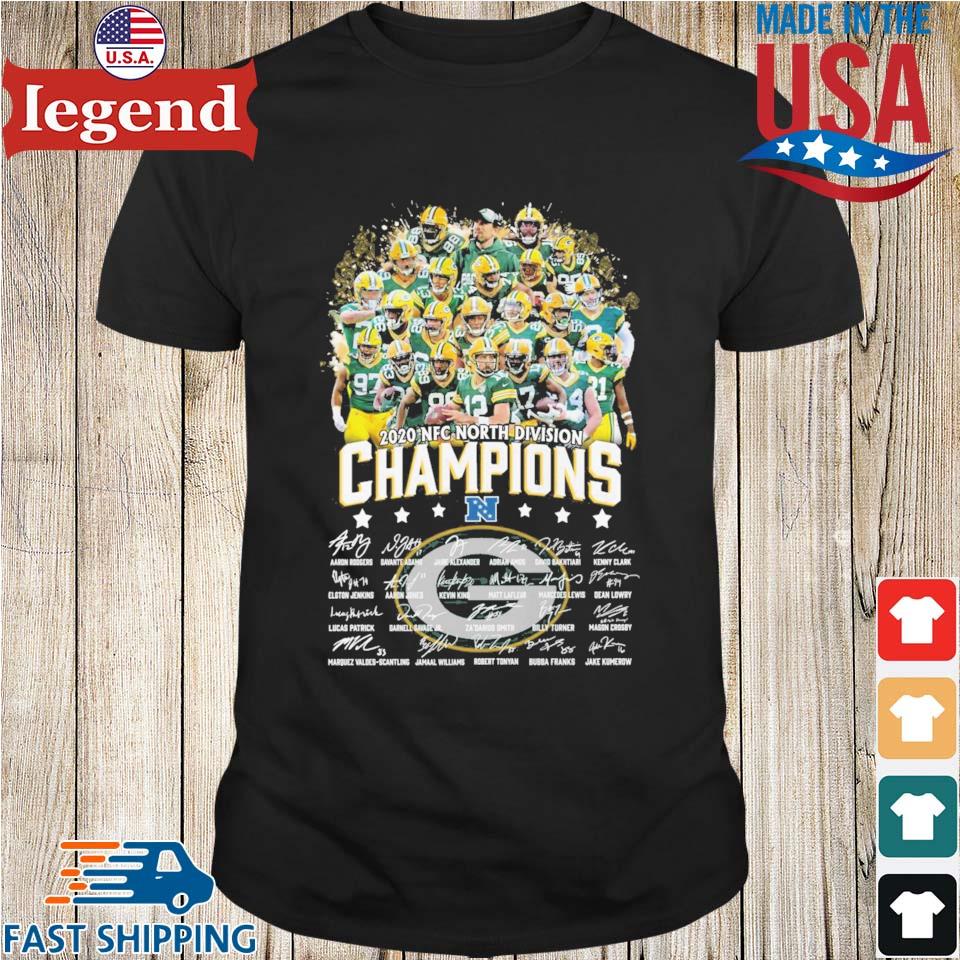 Green Bay Packers Nfc North Champions Signatures Shirt