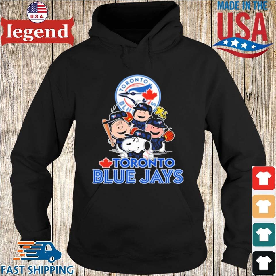 Peanuts Snoopy Just A Woman Who Loves Fall and Toronto Blue Jays t