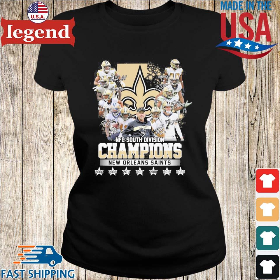 New Orleans Saints 2020 NFC South Division Champions t-shirt by To