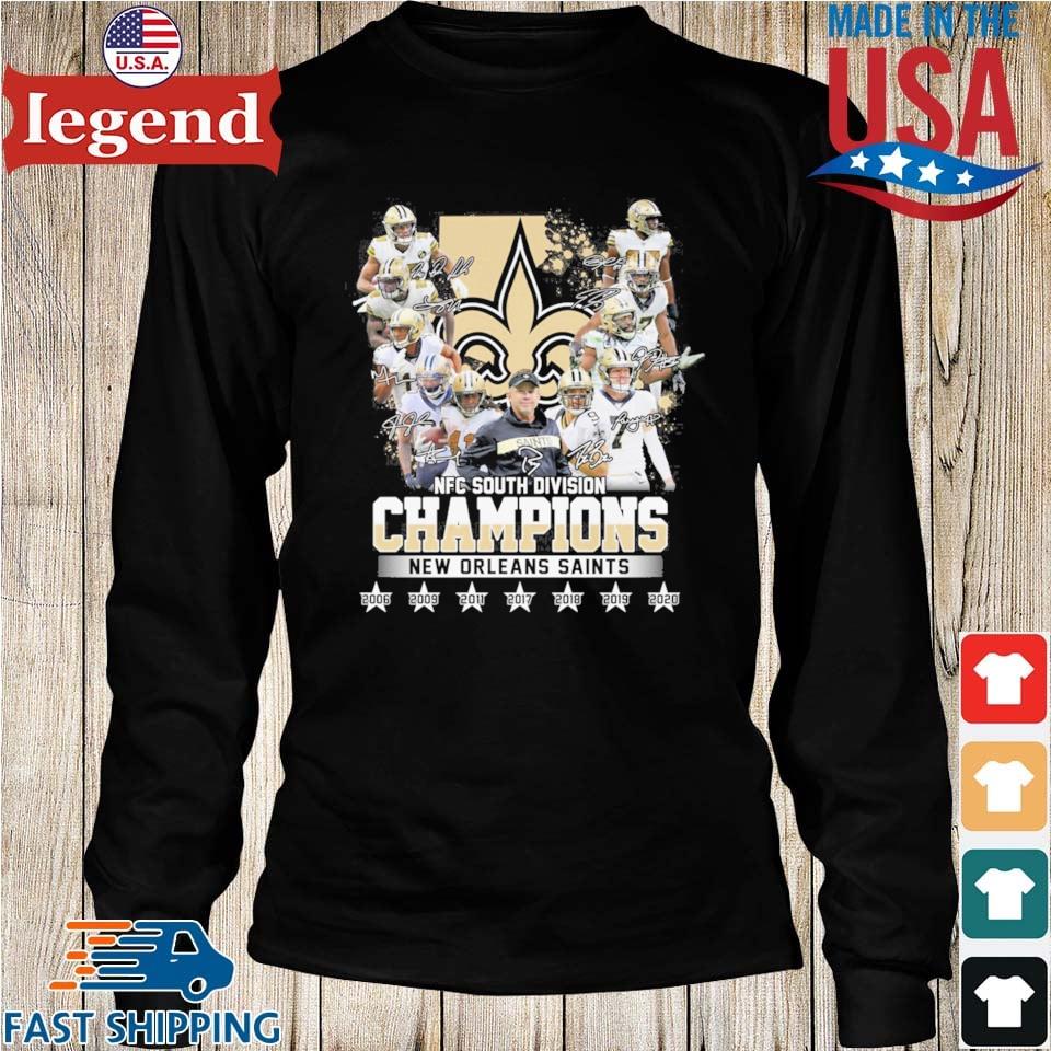 NFC south division Champions New Orleans Saints 2006-2020