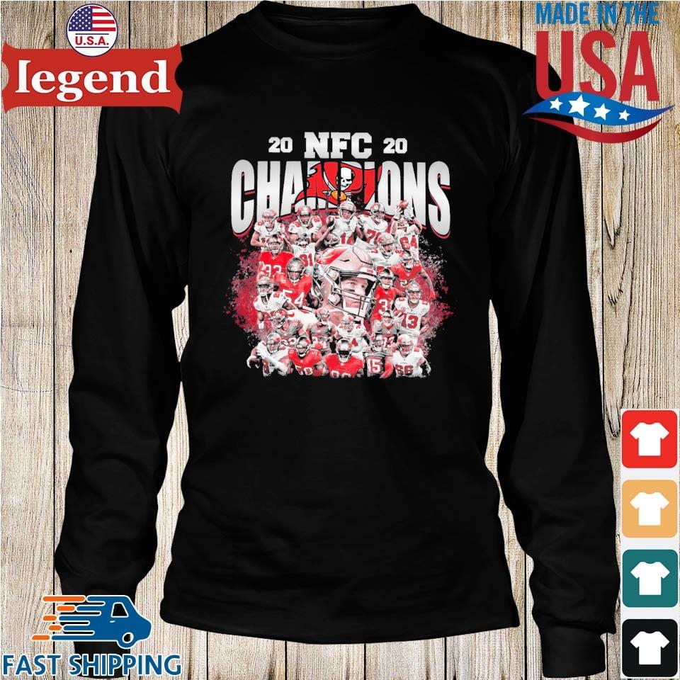 The Champions Of Tampa Bay Buccaneers 2020 Nfc Champions Shirt