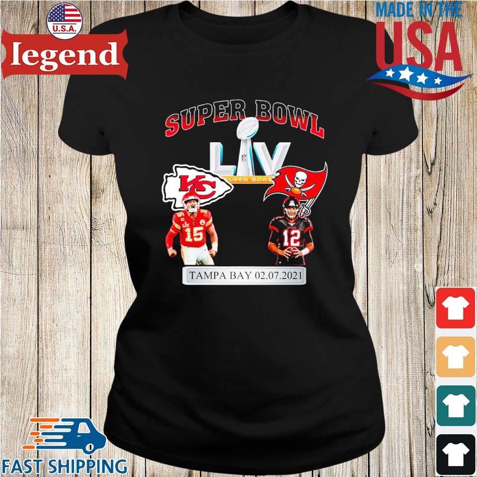 Tampa Bay Buccaneers Vs Kansas City Chiefs Super Bowl 2021 Shirt,Sweater,  Hoodie, And Long Sleeved, Ladies, Tank Top