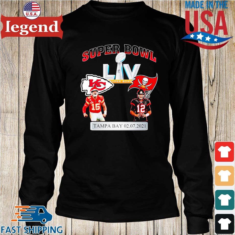 Official super bowl kansas city chiefs and tampa bay buccaneers shirt,  hoodie, sweater, long sleeve and tank top