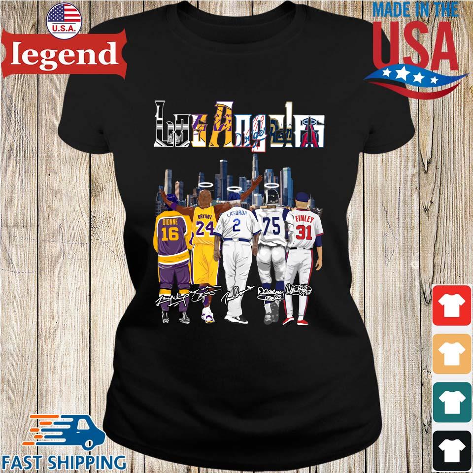 Los Angeles Sports Los Angeles Rams Los Angeles Lakers Los Angeles Dodgers  Los Angeles Angels Los Angeles Kings Signatures Shirt,Sweater, Hoodie, And  Long Sleeved, Ladies, Tank Top