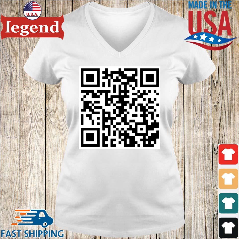 Rick Roll QR Code T-Shirt