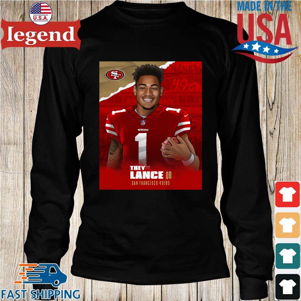 Trey Lance QB San Francisco 49ers Shirt,Sweater, Hoodie, And Long