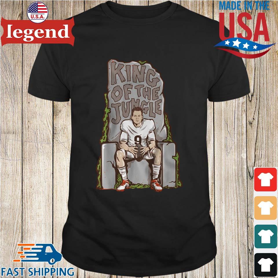 Joe Burrow king of the jungle shirt, hoodie, sweater, long sleeve and tank  top