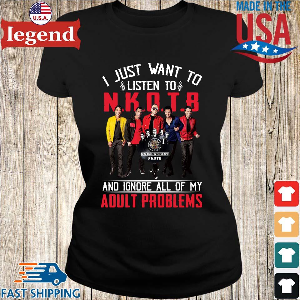 nkotb women's shirts