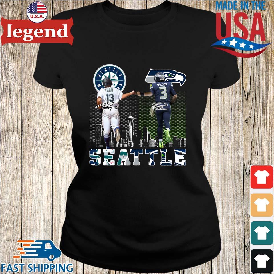 Seattle Seahawks And Seattle Mariners Shirt, hoodie, sweater, long