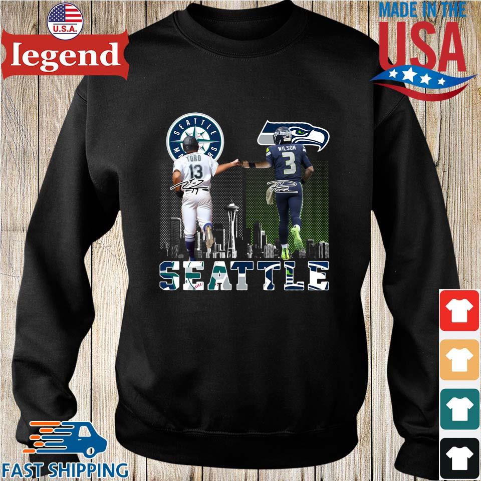 Seattle Seahawks And Seattle Mariners Shirt, hoodie, sweater, long sleeve  and tank top