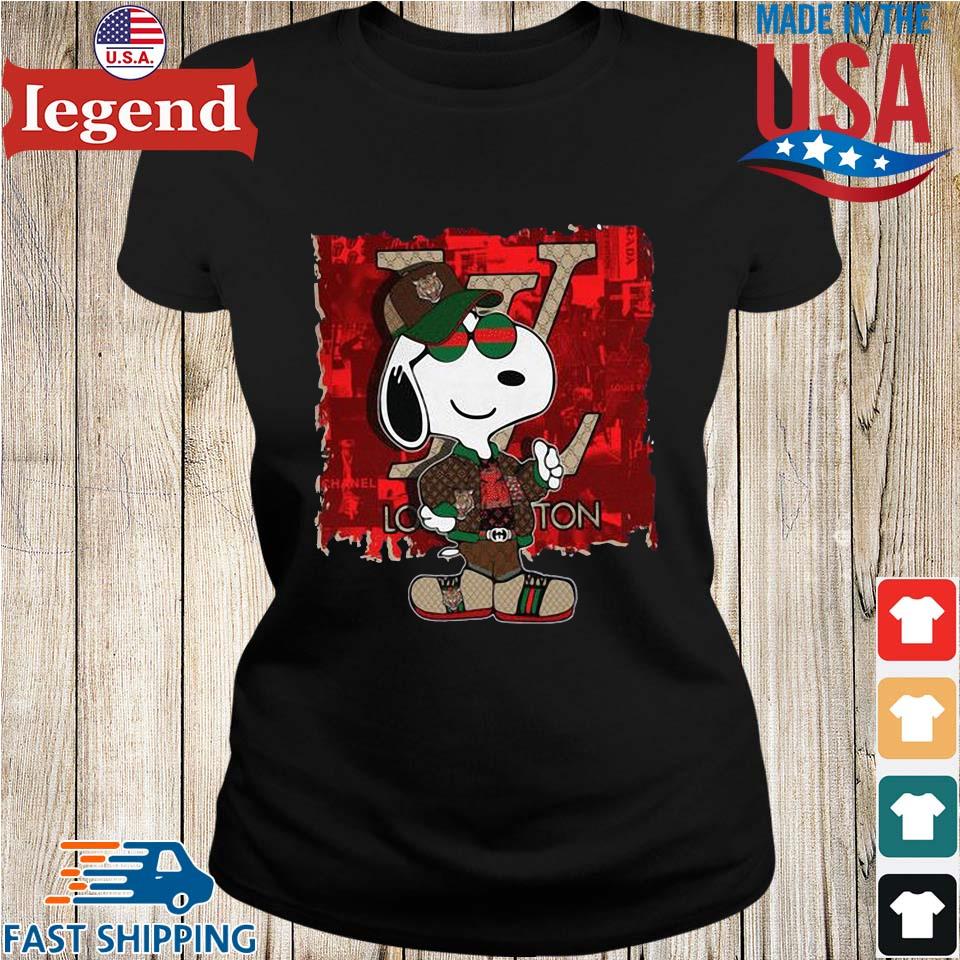 Snoopy Louis Vuitton Shirt,Sweater, Hoodie, And Long Sleeved, Ladies, Tank  Top