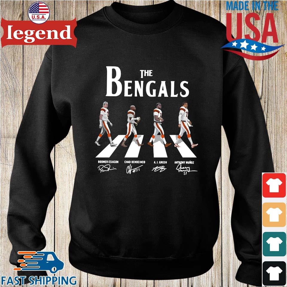 The Cincinnati Bengals Abbey Road Signatures T-Shirt,Sweater