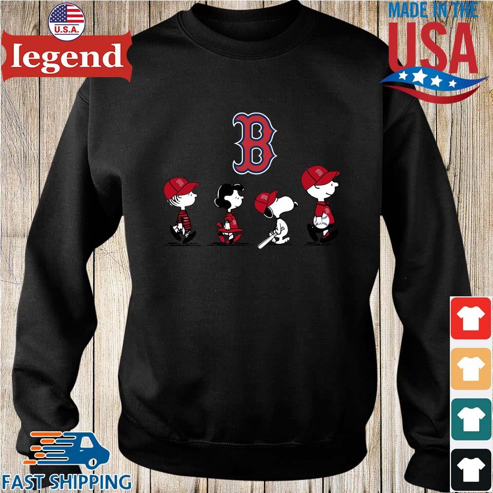 Peanuts characters Boston red sox shirt, hoodie, sweater, long sleeve and  tank top