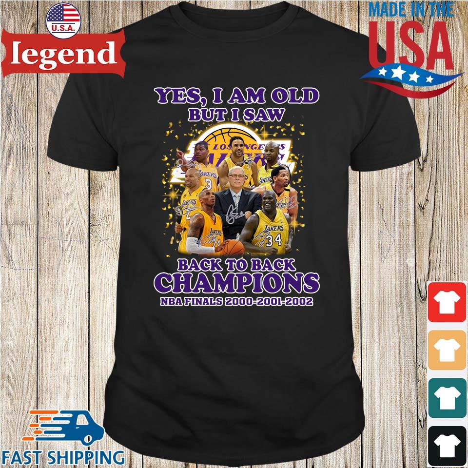 2000 Nba Finals Champions Lakers Shirt - High-Quality Printed Brand