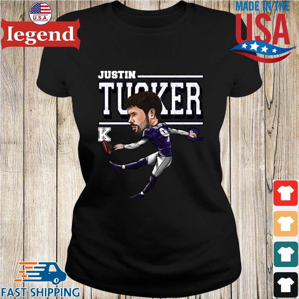 Baltimore Ravens Justin Tucker Cartoon Shirt,Sweater, Hoodie, And