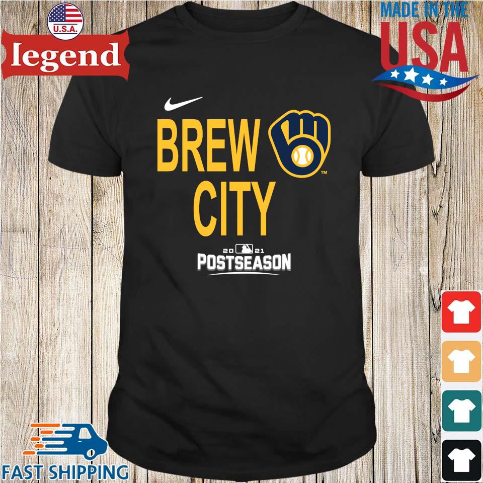 Milwaukee Brewers Brew City 2021 Postseason Shirt,Sweater, Hoodie, And Long  Sleeved, Ladies, Tank Top