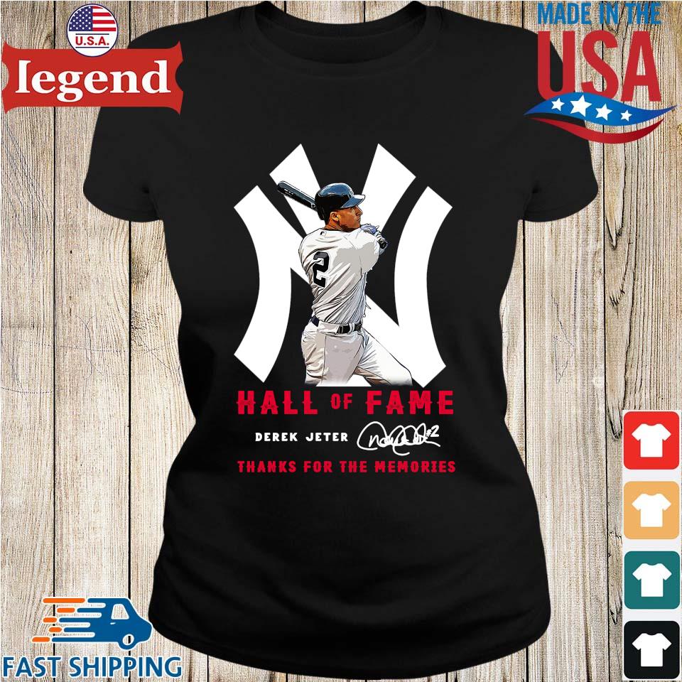 New York Yankees Derek Jeter hall of fame signature shirt, hoodie