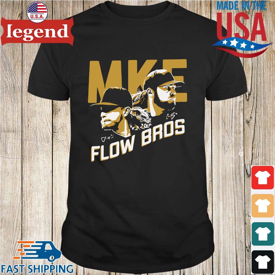 Corbin Burnes and Josh Hader: Flow Bros, Adult T-Shirt / 3XL - MLB - Sports Fan Gear | breakingt