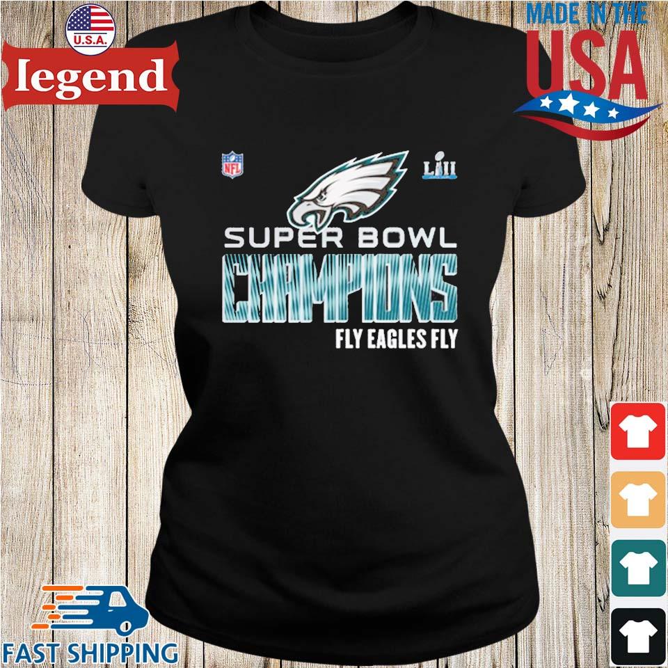 Philadelphia Eagles NFL Fly Eagles Fly Superbowl Champions Shirt Men's 5XL