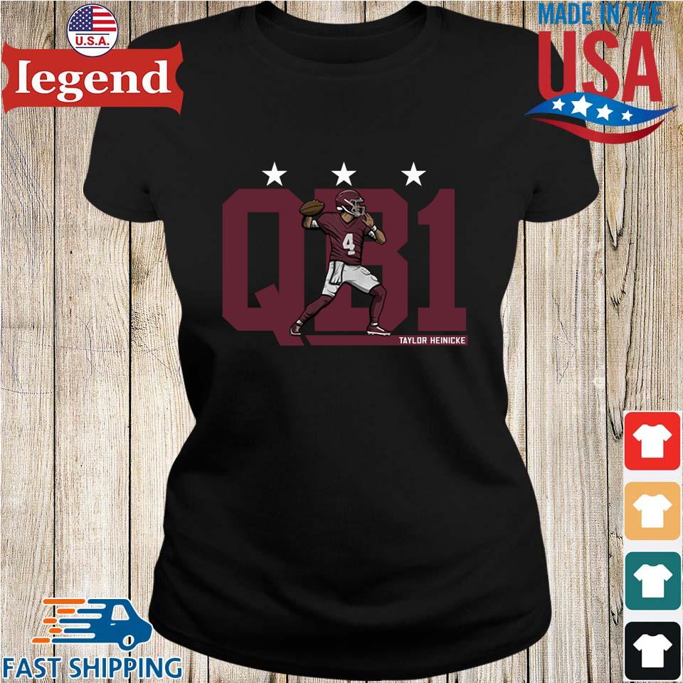 QB1 Taylor Heinicke Shirt,Sweater, Hoodie, And Long Sleeved, Ladies, Tank  Top