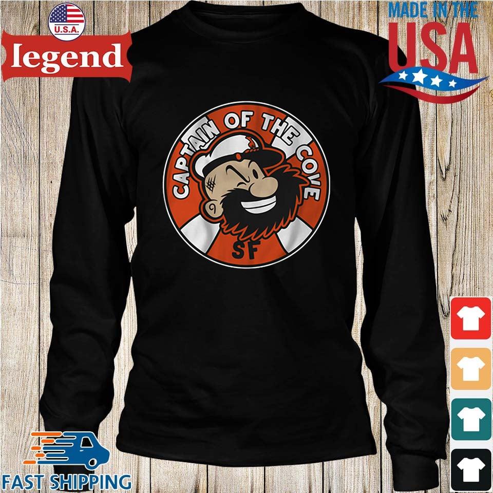 San Francisco Giants Brandon Belt Captain Of The Cove Retro Shirt,Sweater,  Hoodie, And Long Sleeved, Ladies, Tank Top