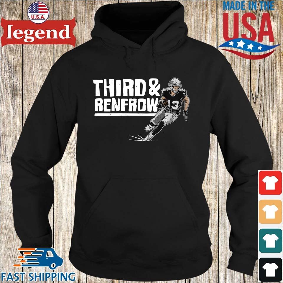 Hunter Renfrow Third And Renfrow An American Football Las Vegas Raiders T- Shirt, hoodie, sweater, long sleeve and tank top