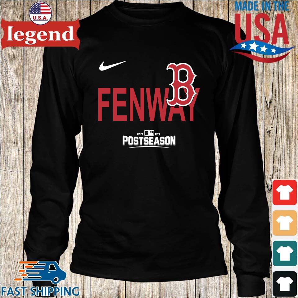 NIKE BOSTON RED SOX 2021 POSTSEASON FENWAY T-SHIRT, hoodie