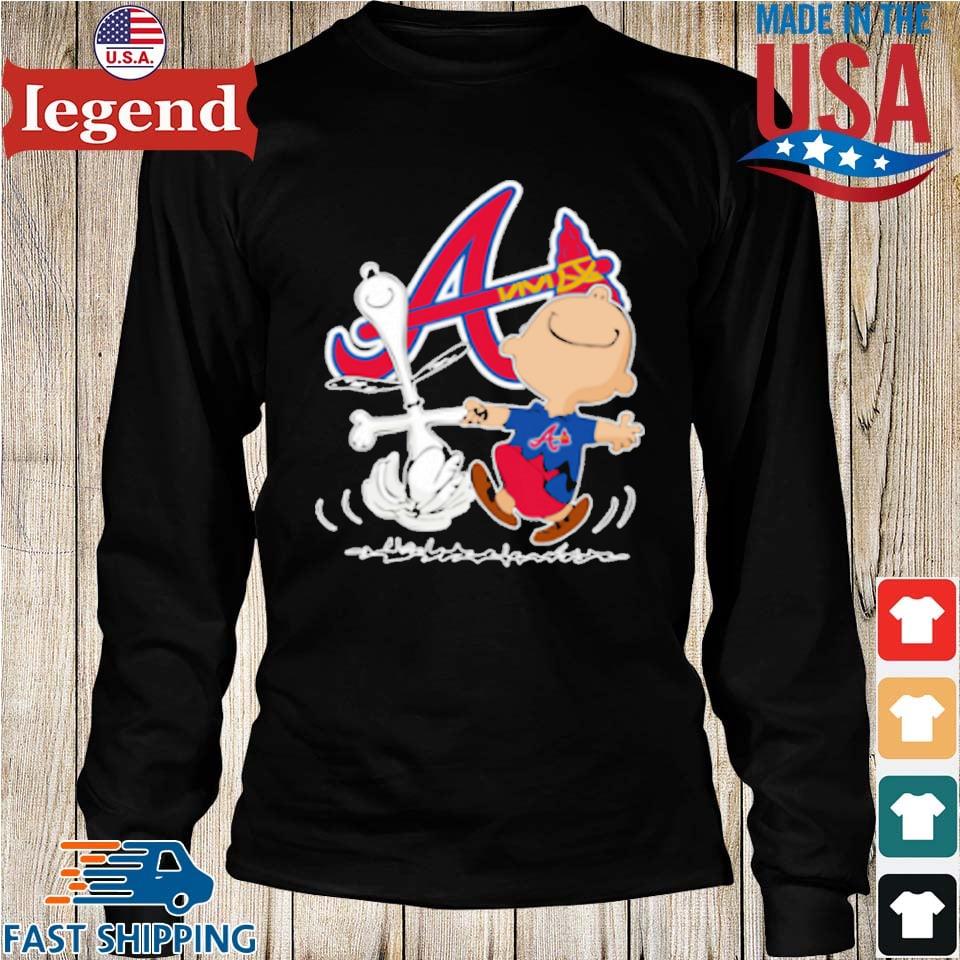 Atlanta Braves Snoopy And Charlie Browns World Series 2021 Shirt