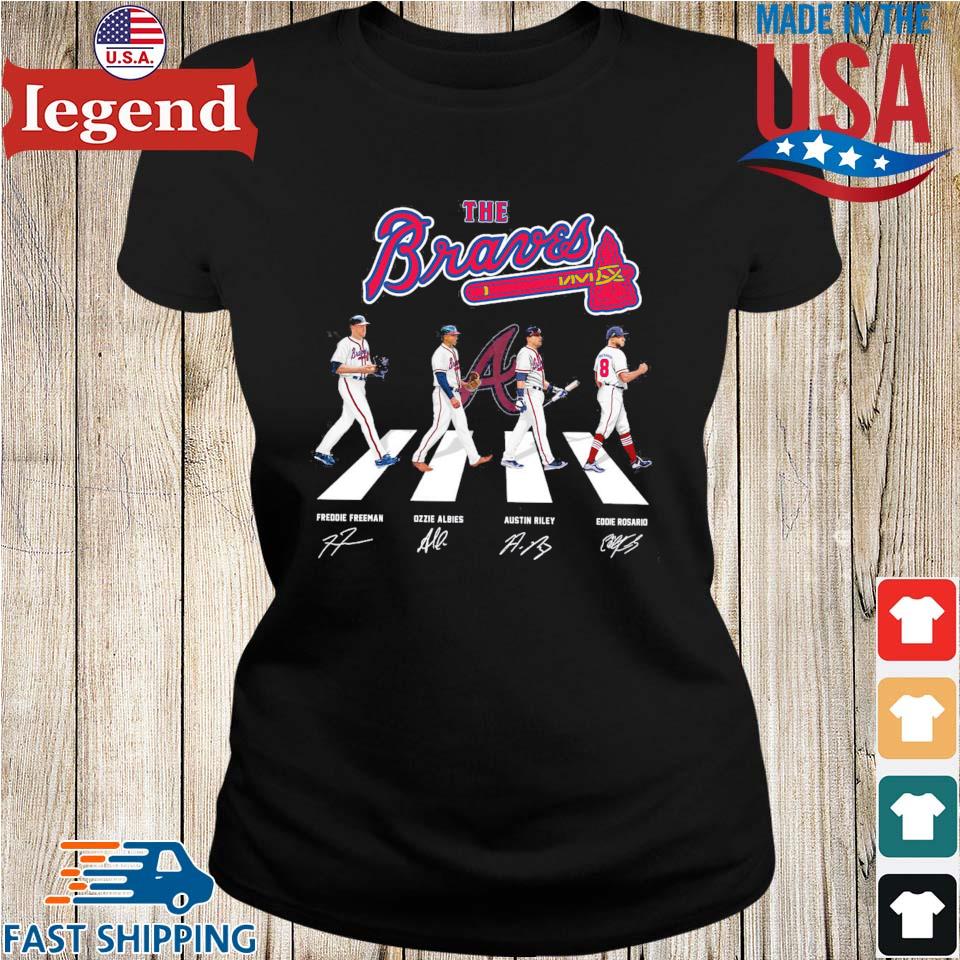 Top The Atlanta Braves Baseball Abbey Road Signatures Shirt