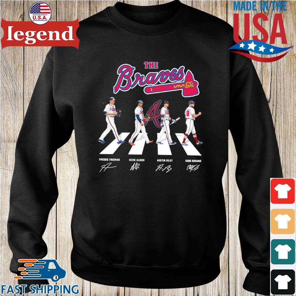 The Atlanta Braves baseball abbey road signatures shirt - Dalatshirt