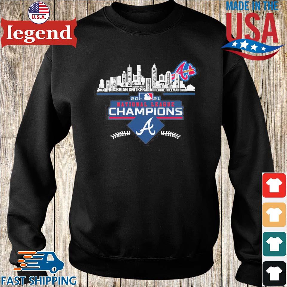 Atlanta Braves City 2021 National League Champions t-shirt, hoodie,  sweater, long sleeve and tank top