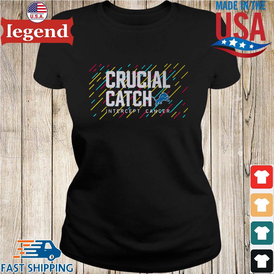 Detroit Lions Crucial Catch Intercept Cancer Shirt,Sweater, Hoodie