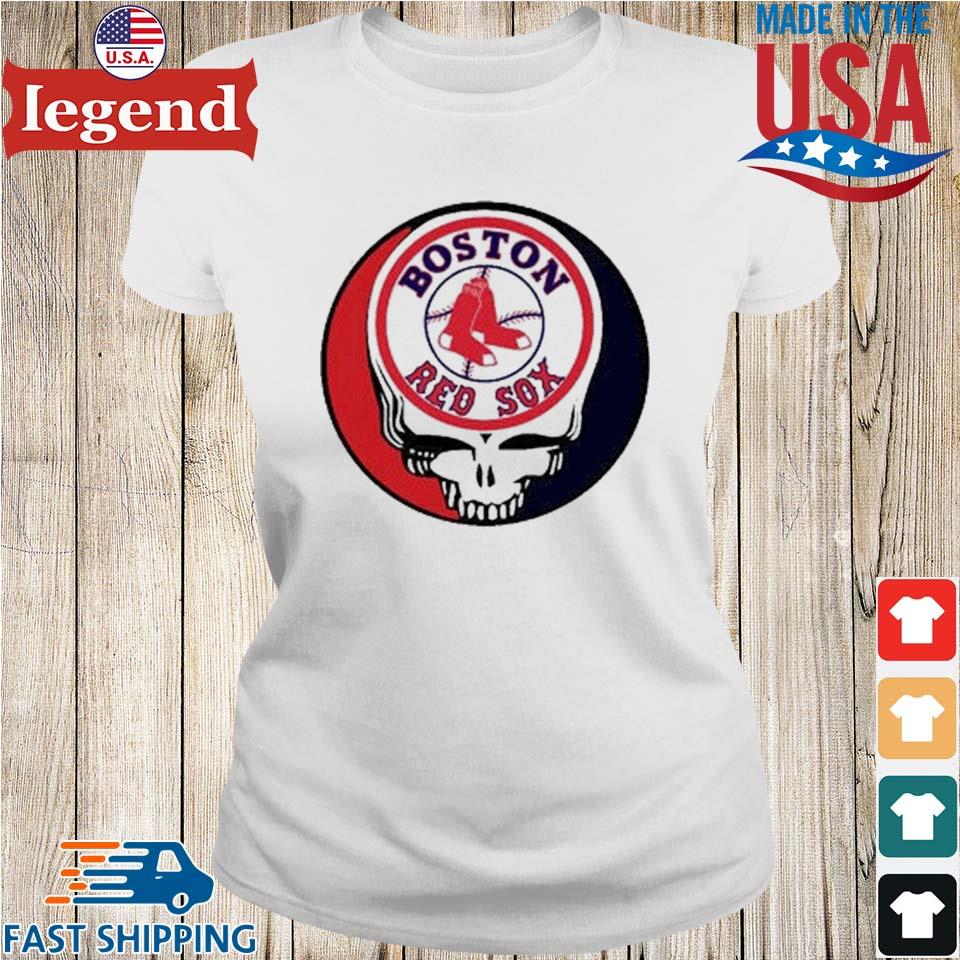 Grateful Dead Skull Boston Red Sox Shirt,Sweater, Hoodie, And Long Sleeved,  Ladies, Tank Top
