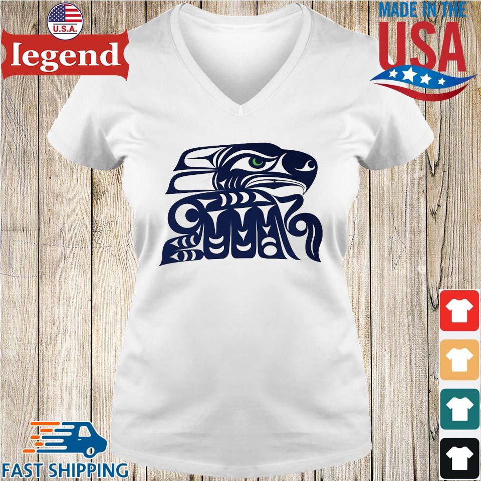 Indian Tribe Coast Salish Inspired Seahawks shirt - Kingteeshop