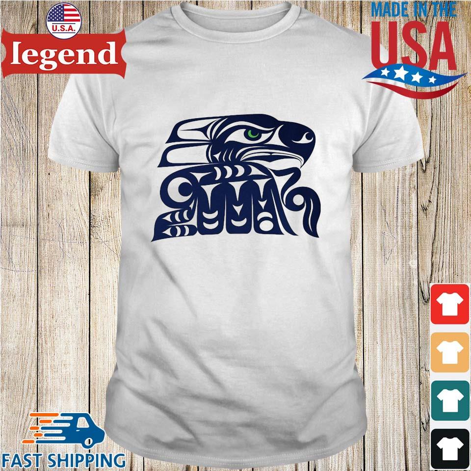 Indigenous Peoples' Day Muckleshoot Indian Tribe Coast Salish Inspired  Seahawks Logo Shirt 