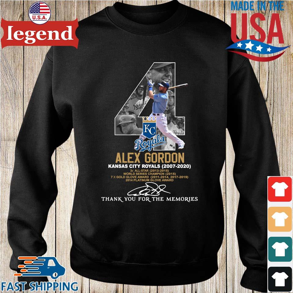 Alex Gordon Kansas City Royals Signature Thank You For The